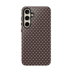 Brown Polka Phone Case