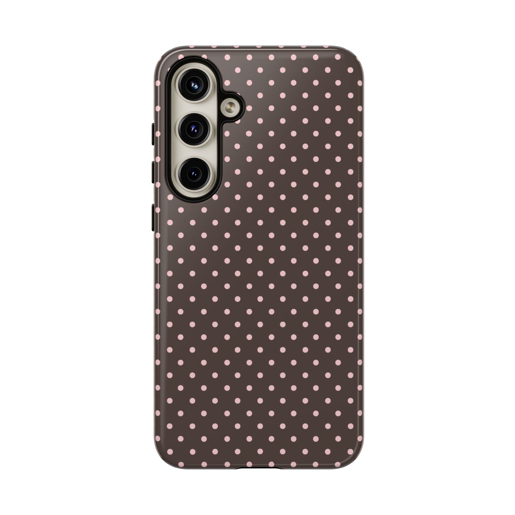 Brown Polka Phone Case