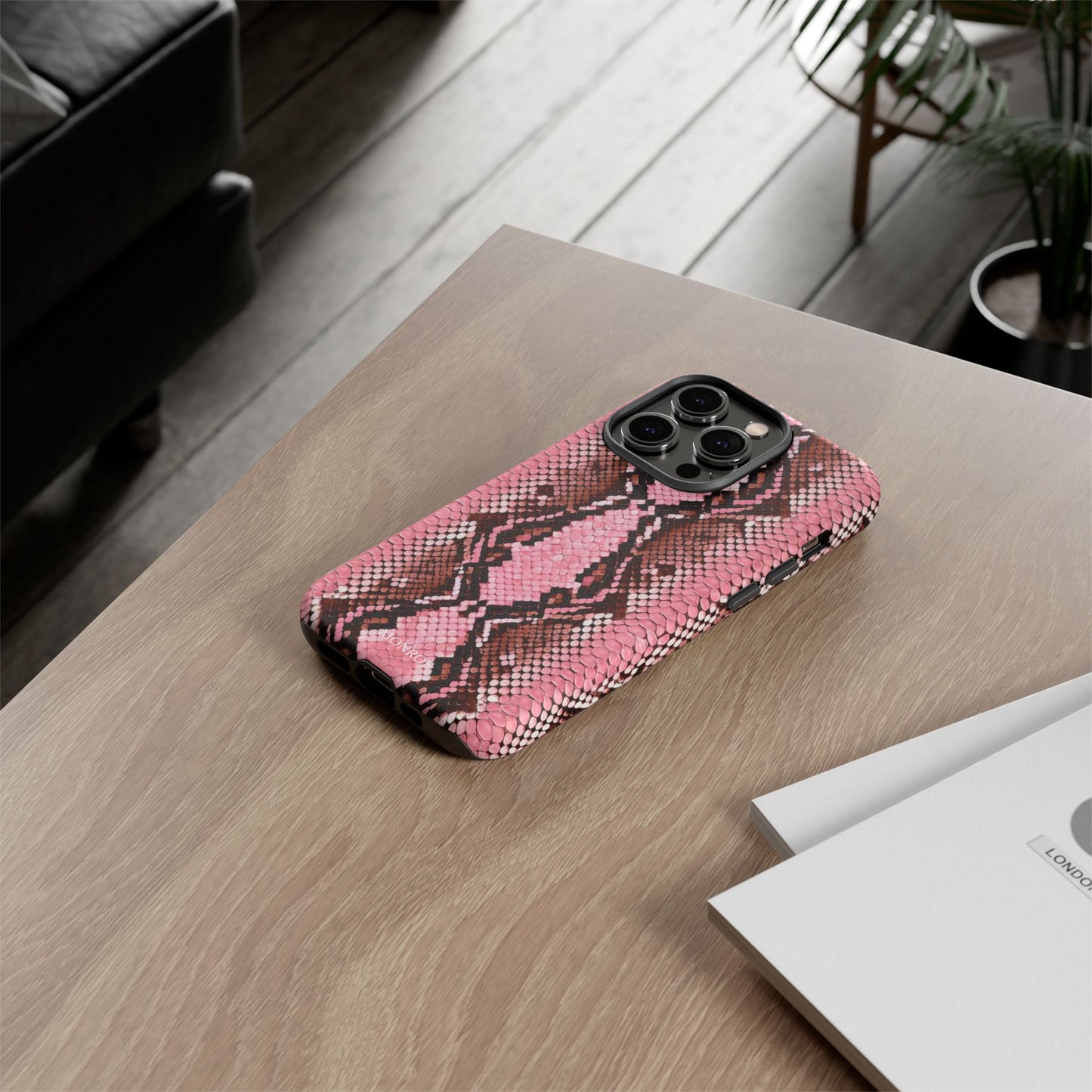 Pink Snake Tough Case