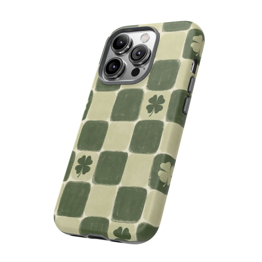 Clover Checker Tough Phone Case