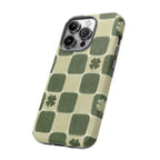 Clover Checker Tough Phone Case