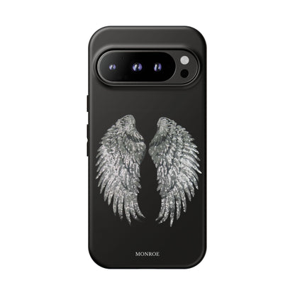 Silver Wings Black Tough Case