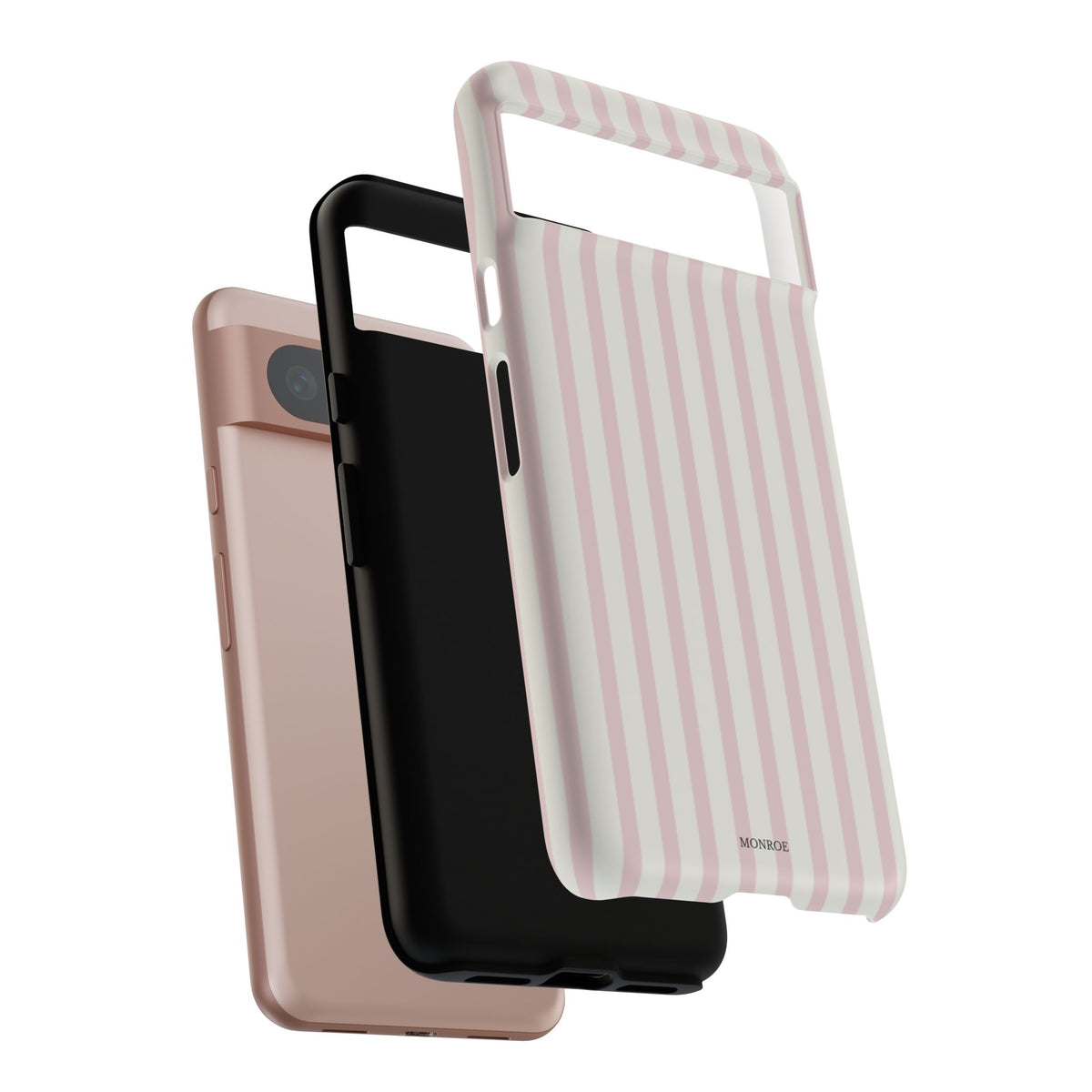 Light Pink Stripe Tough Phone Case
