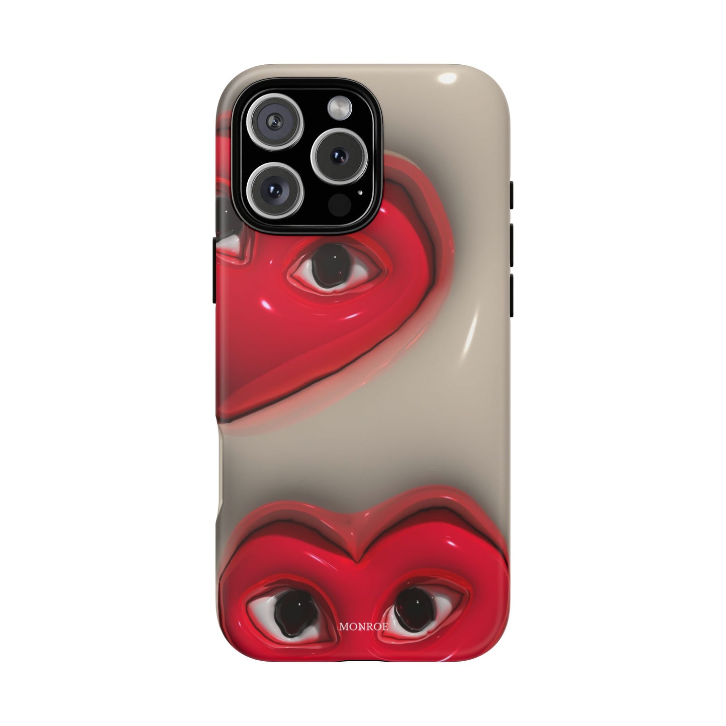 Red Heart Eyes Tough Case