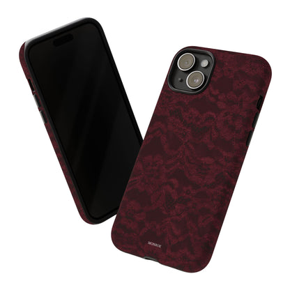 Burgundy Lace Tough Case