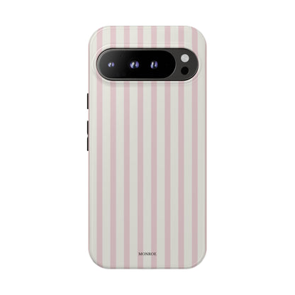 Light Pink Stripe Tough Phone Case