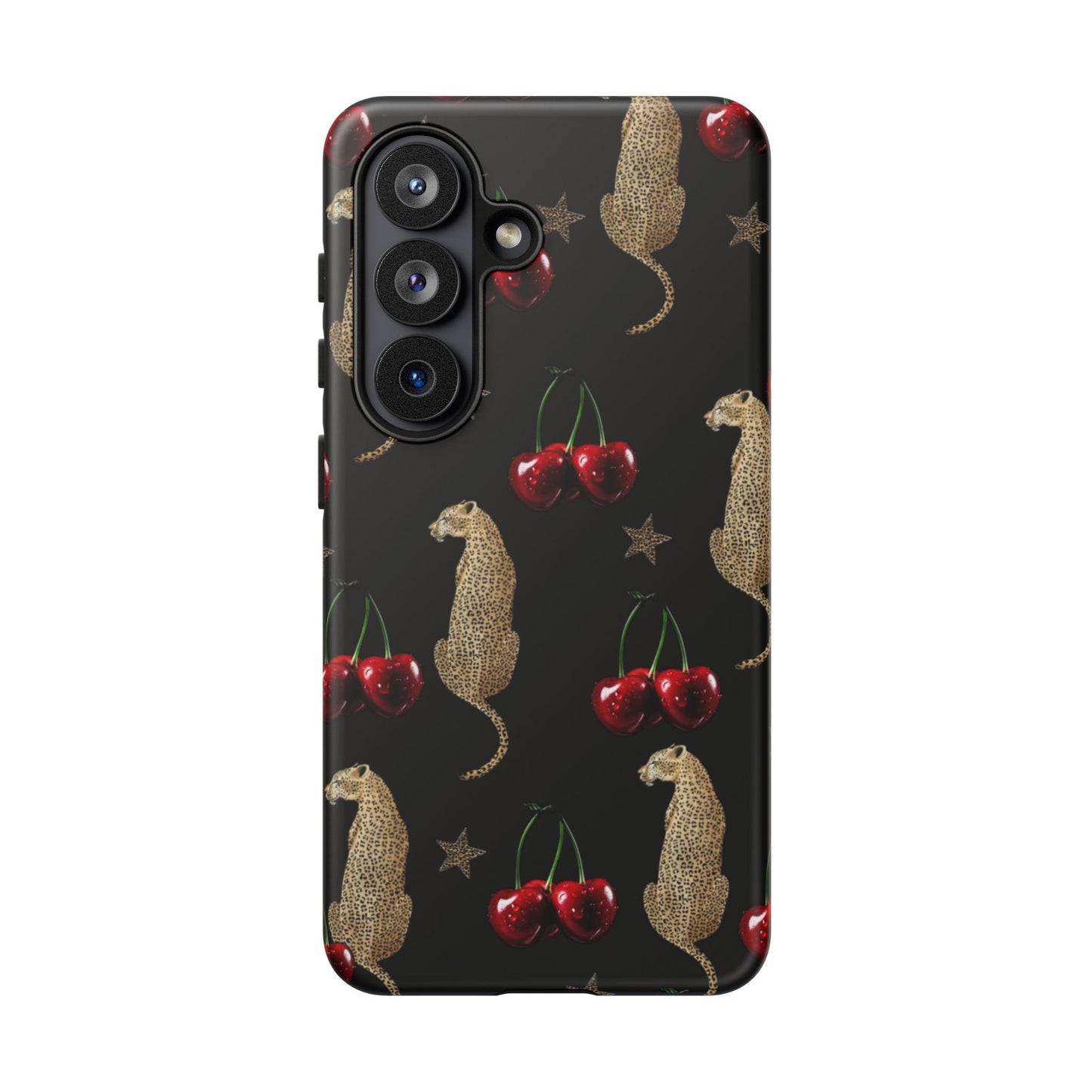 Leopard & Cherry Tough Case