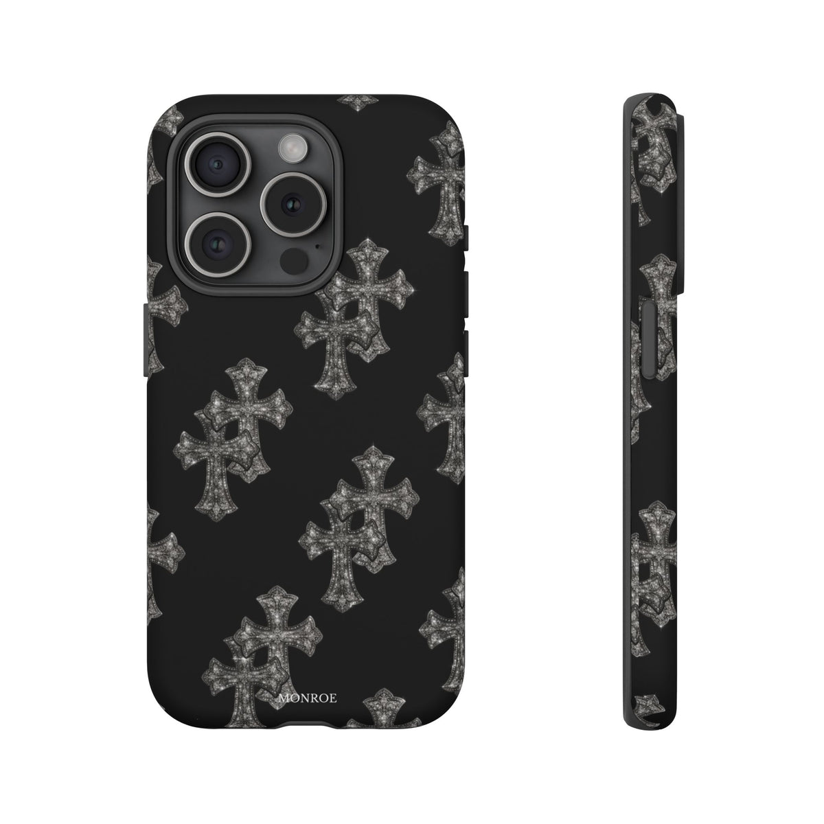 Black Crystal Cross Tough Case