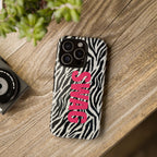 'SWAG' Zebra Print Tough Case