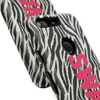 'SWAG' Zebra Print Tough Case