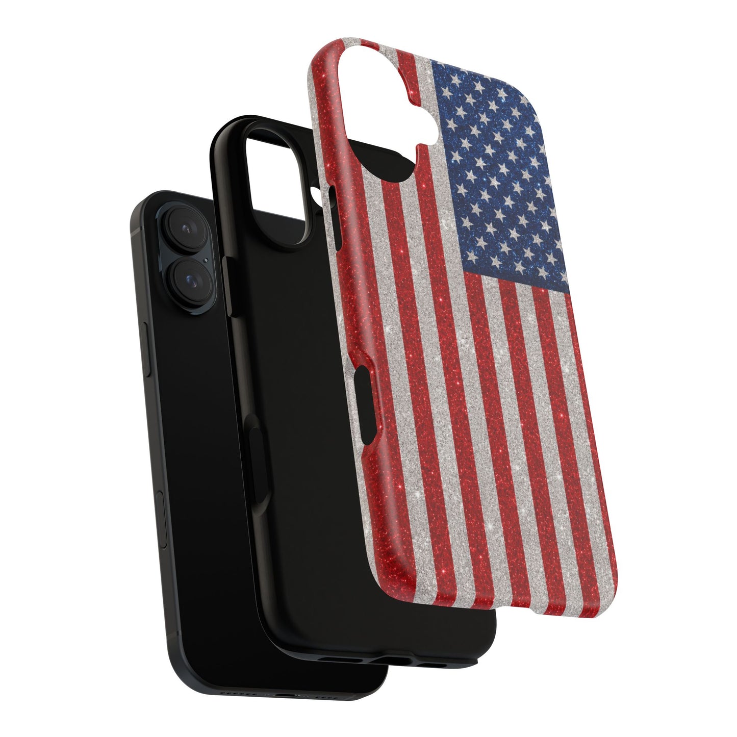 America Glitter Tough Case
