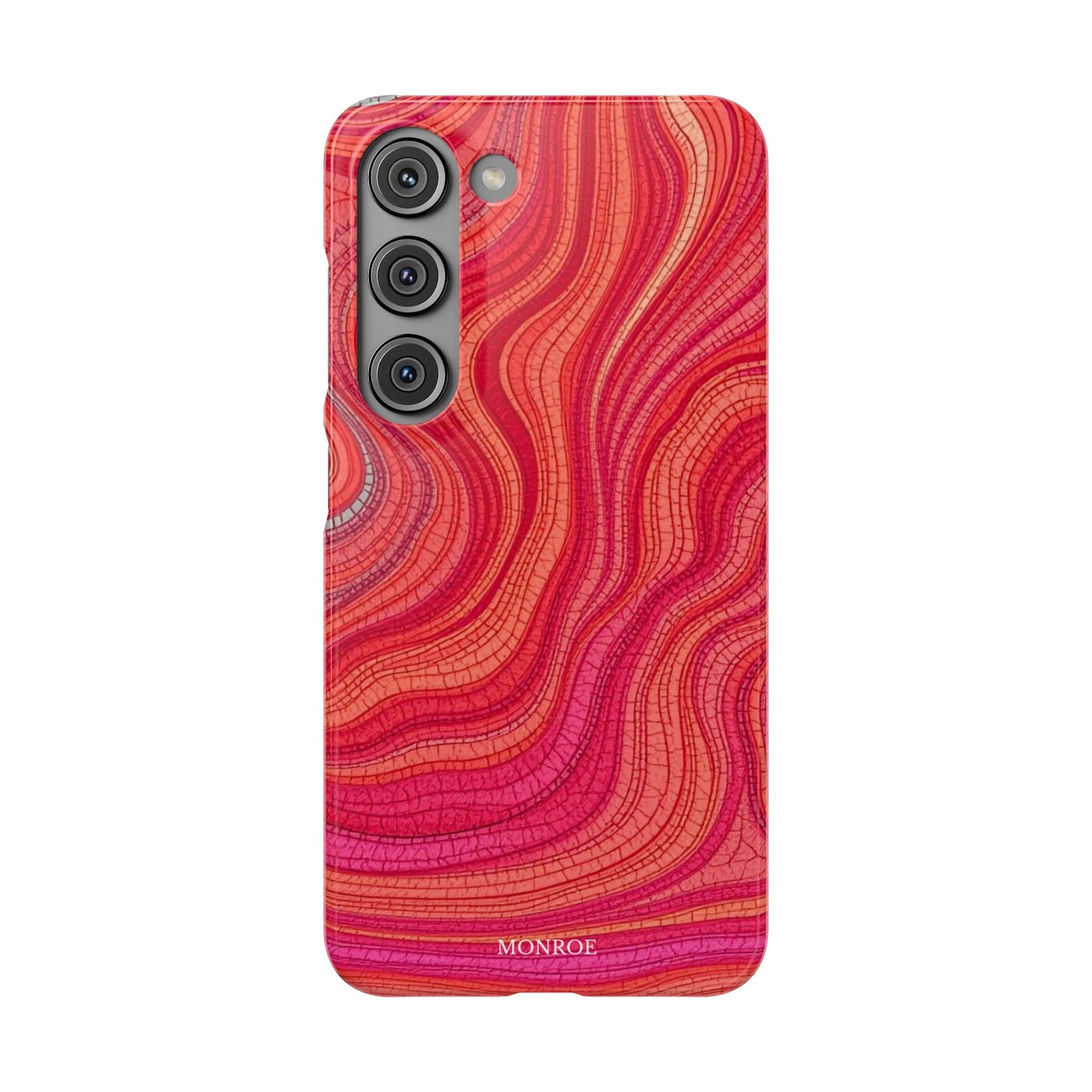 Retro Wavy Red Case