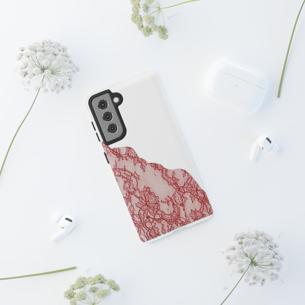 Red Lace Phone Case