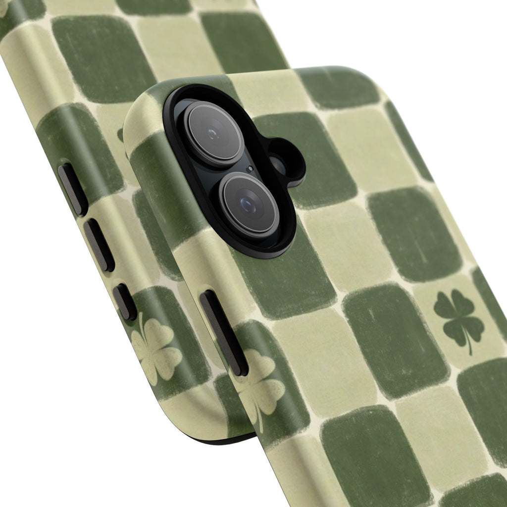 Clover Checker Tough Phone Case