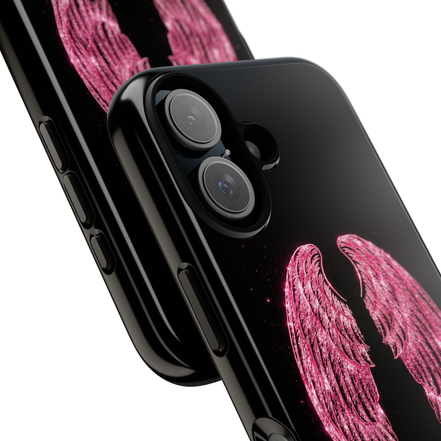 Pink Glitter Angel Tough Case