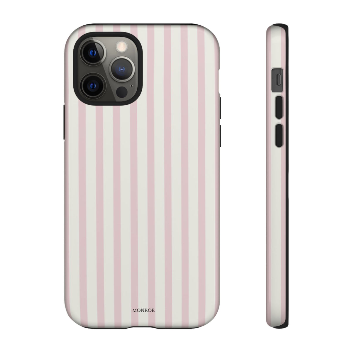 Light Pink Stripe Tough Phone Case