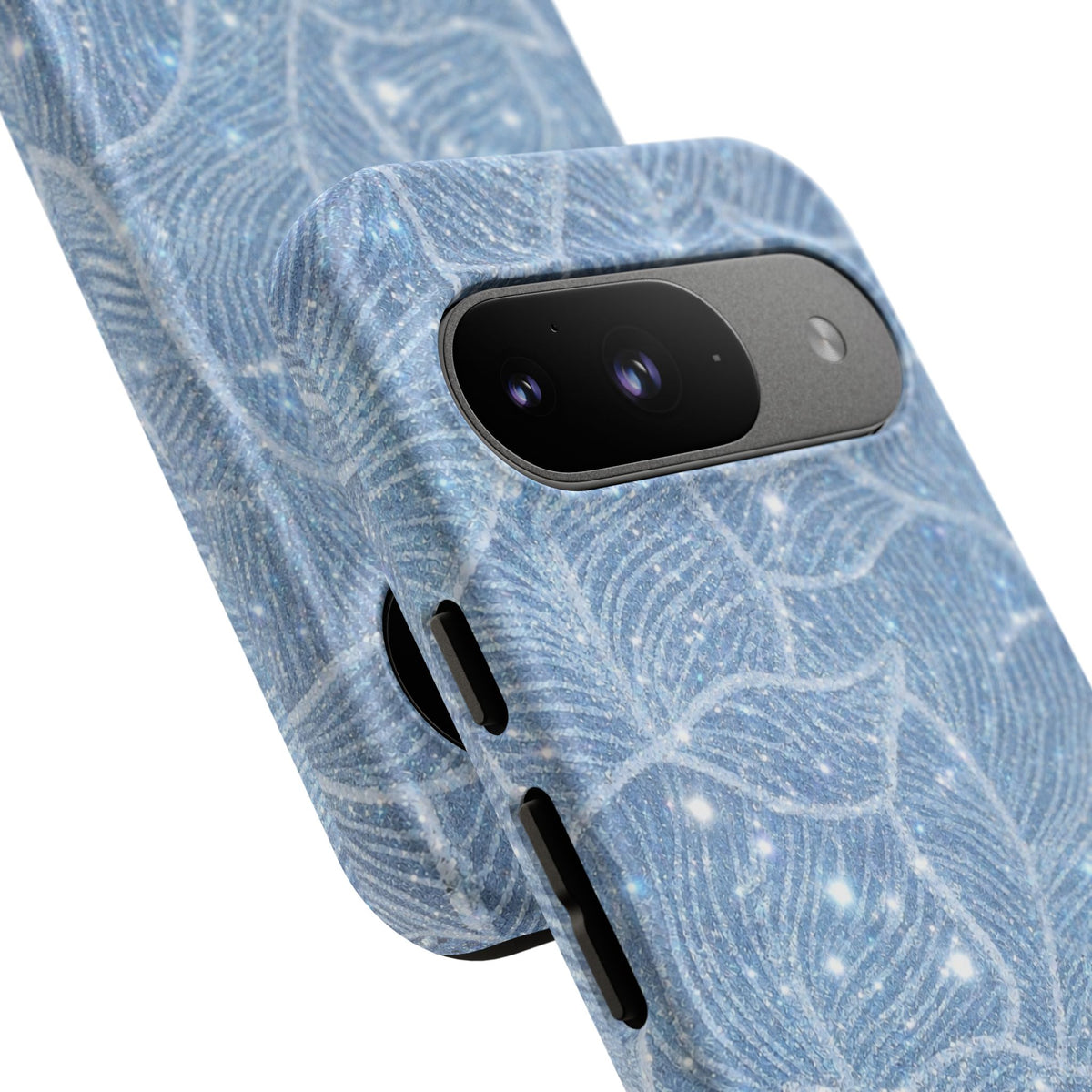 Glacier Blue Floral Tough Case