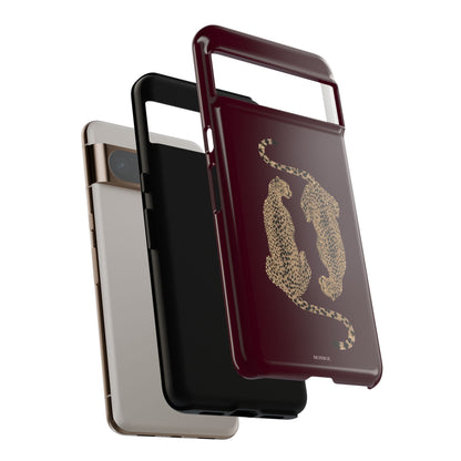 Burgundy Cheetah Tough Case