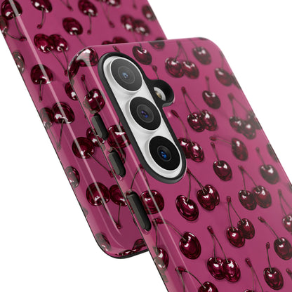 Burgundy Cherries Tough Case