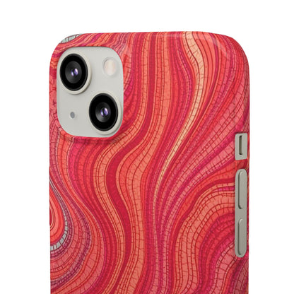 Retro Wavy Red Case