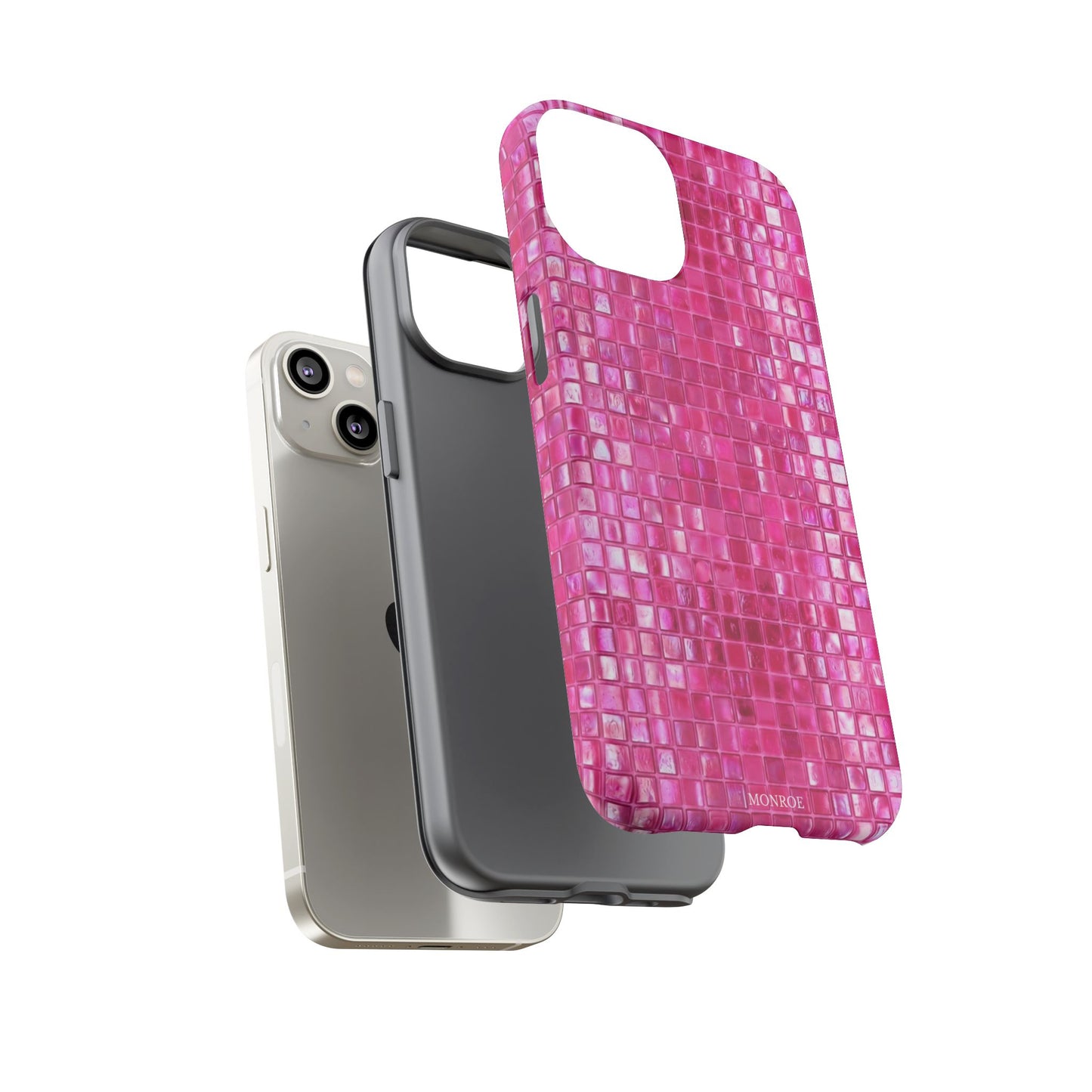 Hot Pink Mosaic Tough Case