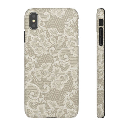 Vintage Beige Lace Case