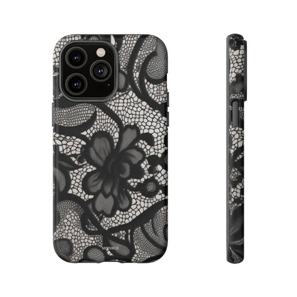 Black Floral Vintage Case