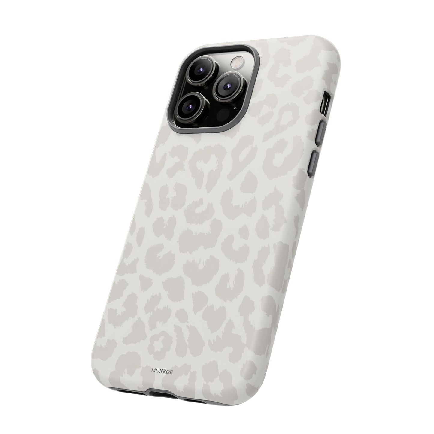 White Leopard Print Tough Case