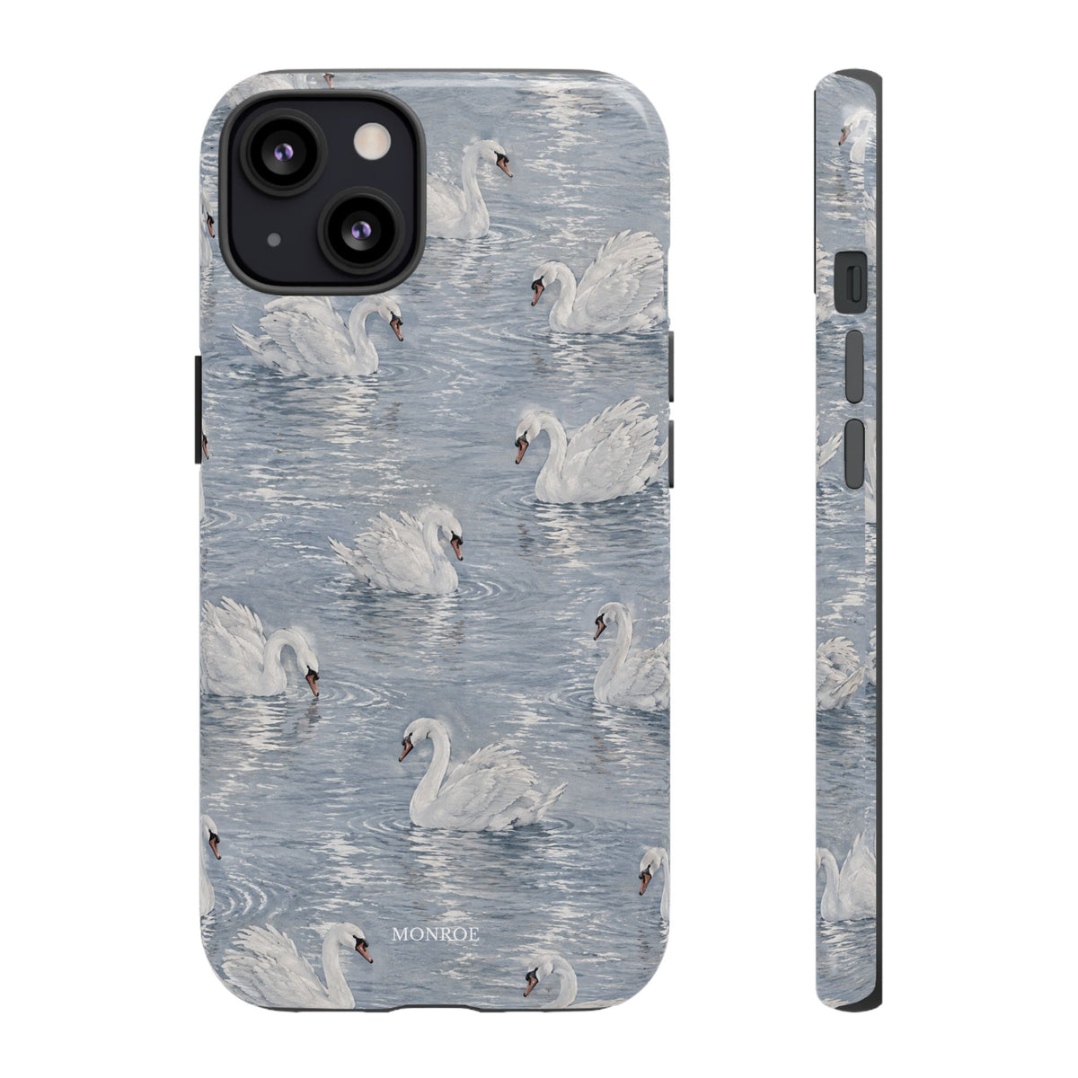Swan Pattern Tough Case
