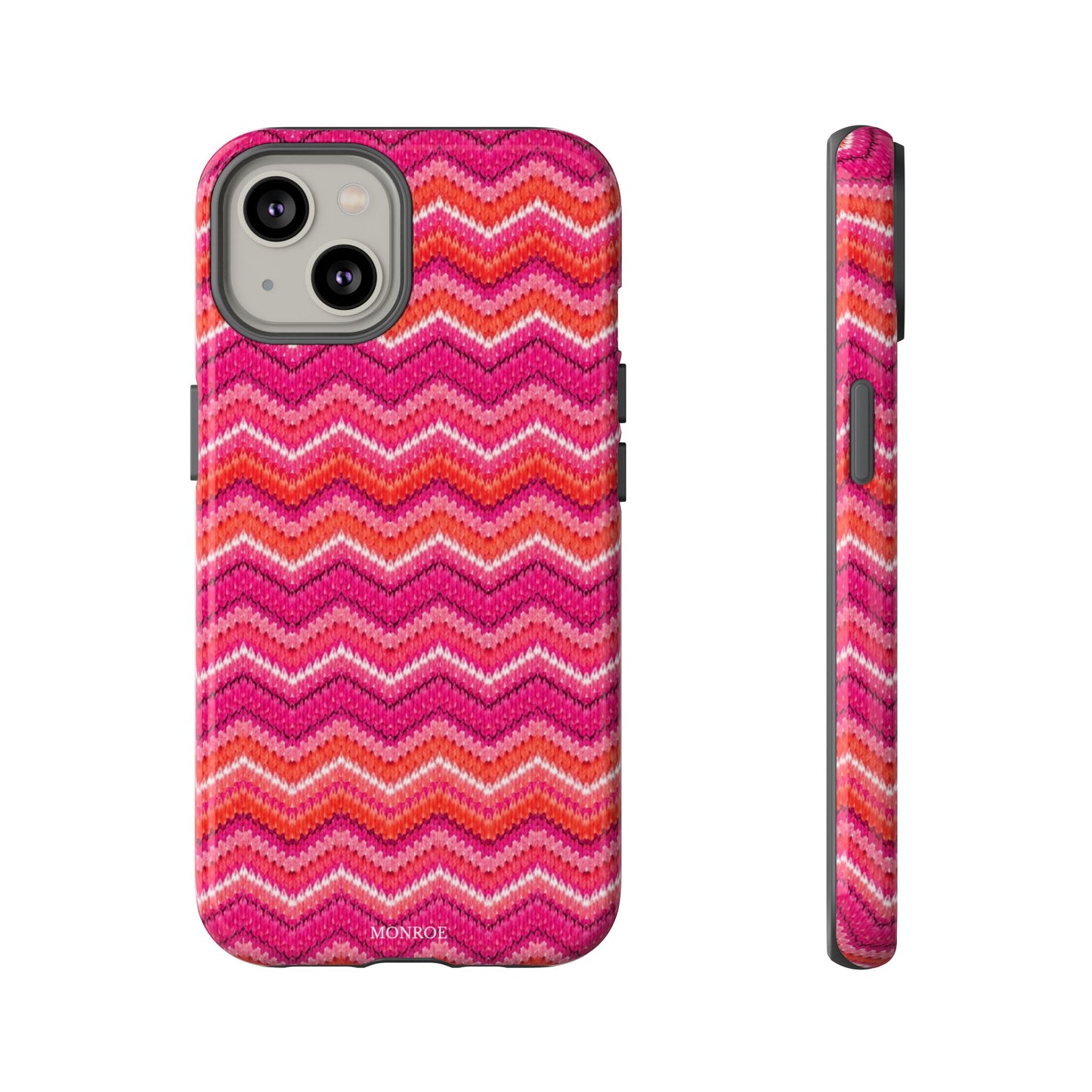 Pink Zigzag Tough Case