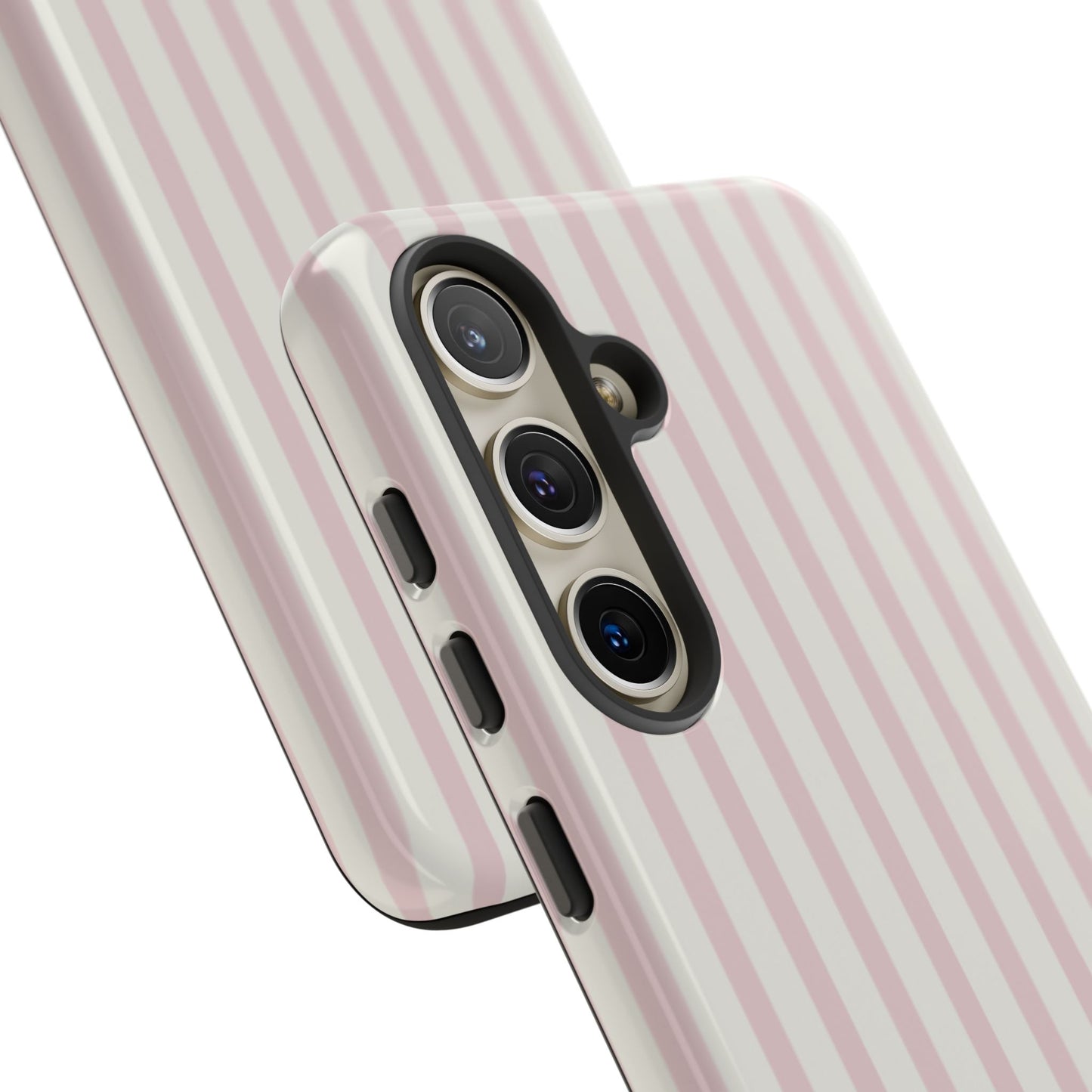 Light Pink Stripe Tough Phone Case