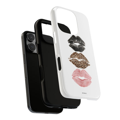 Leopard Glam Lip Tough Case