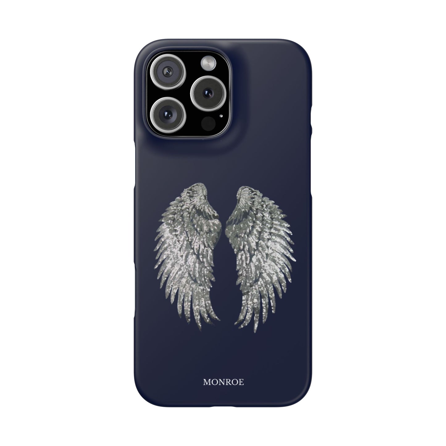 Navy Angel Wings Case