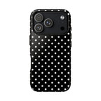 Black Polka Dot Phone Case