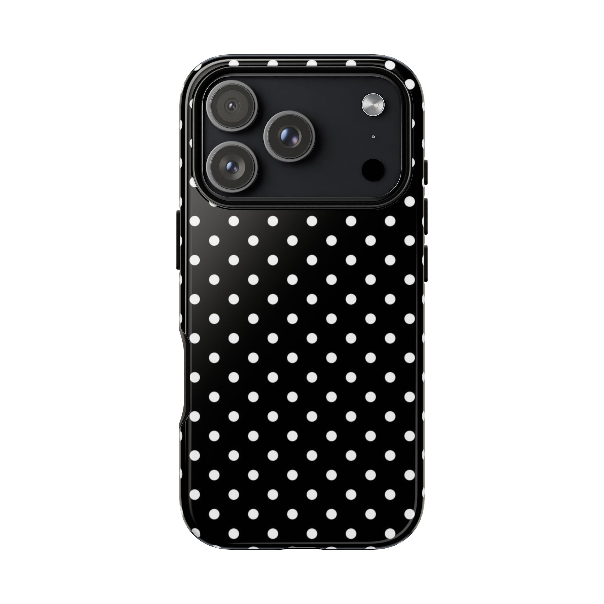 Black Polka Dot Phone Case