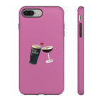 Pint & Wine Glass (Pink) Tough Case