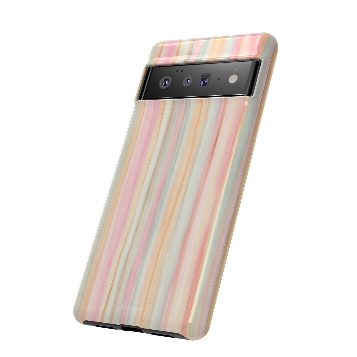 Pastel Watercolor Stripe Tough Case