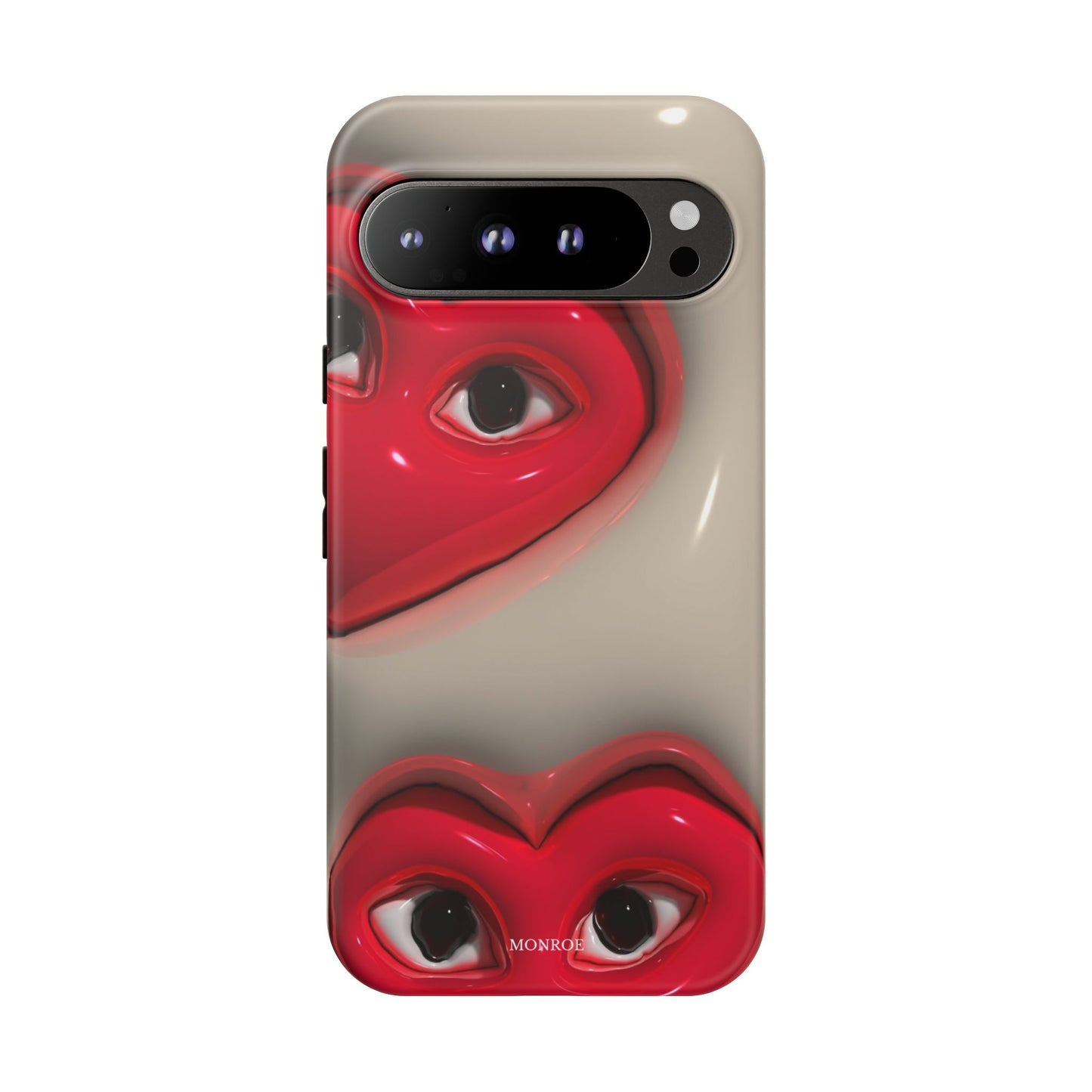 Red Heart Eyes Tough Case