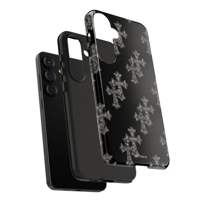Black Crystal Cross Tough Case