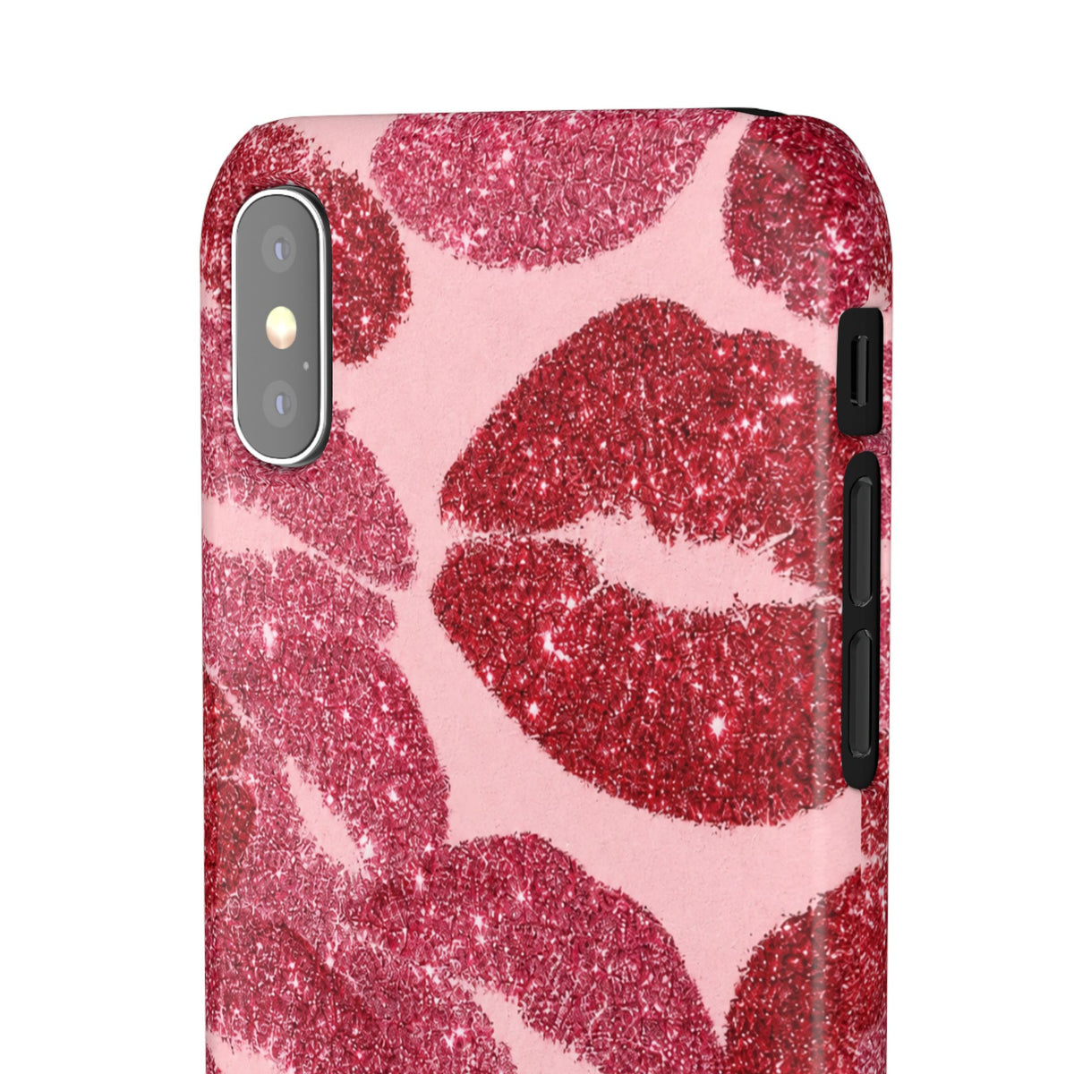 Pink Glitter Kiss Case