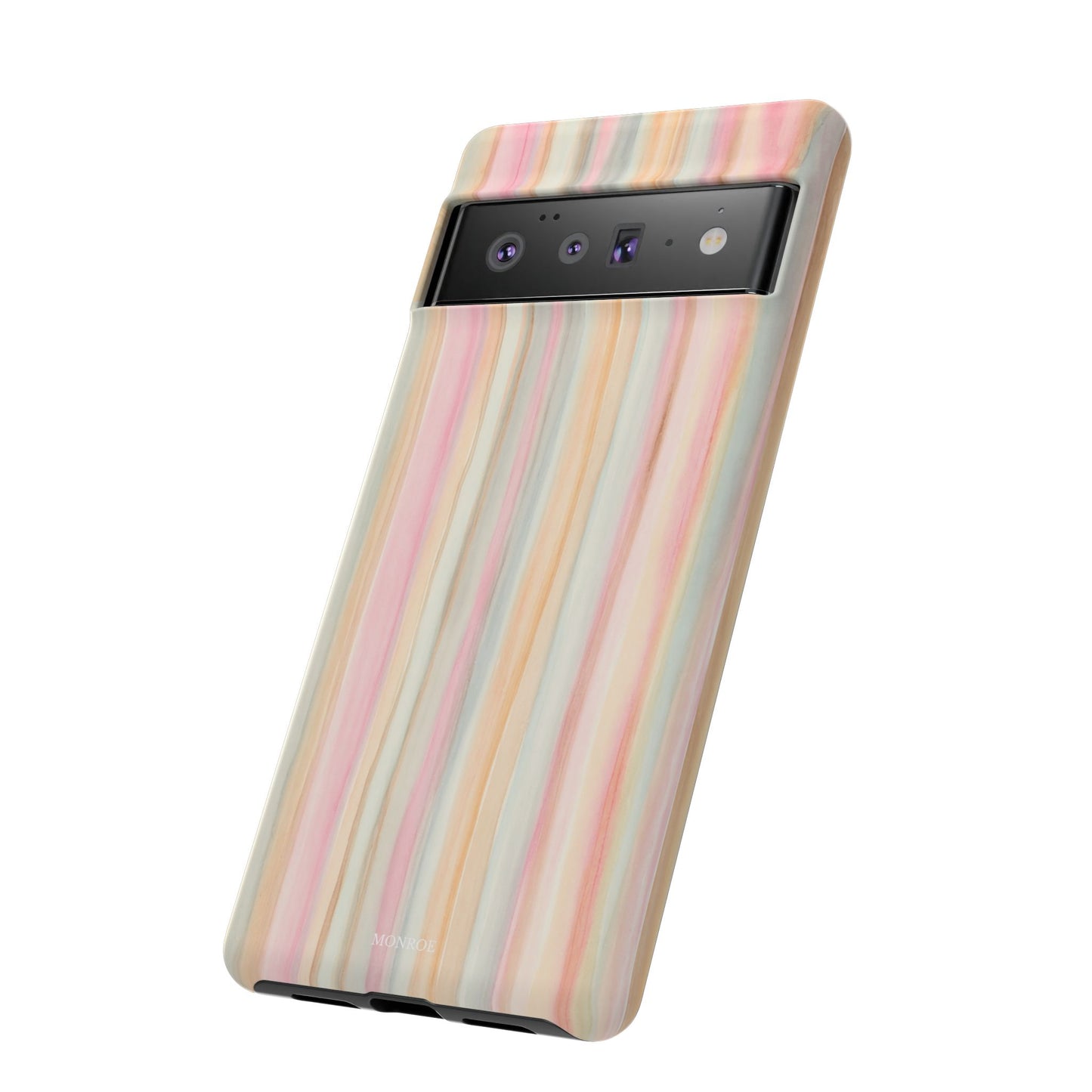 Pastel Watercolor Stripe Tough Case