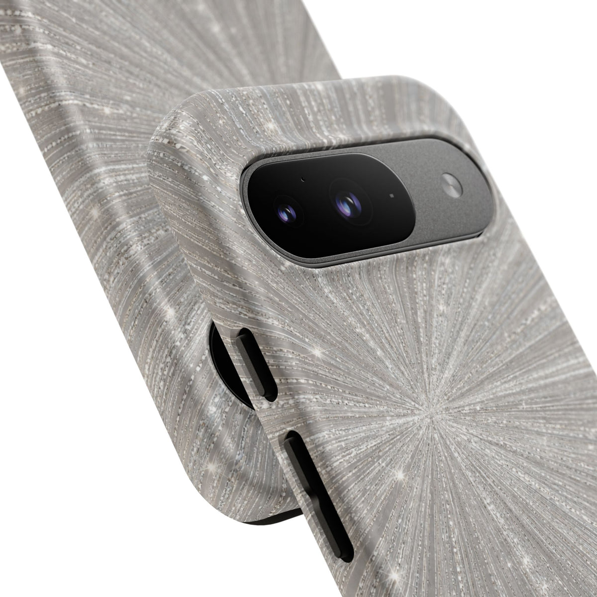 Sparkling Silver Burst Tough Case