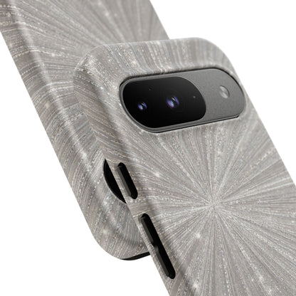Sparkling Silver Burst Tough Case