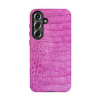Purple Croc Phone Case