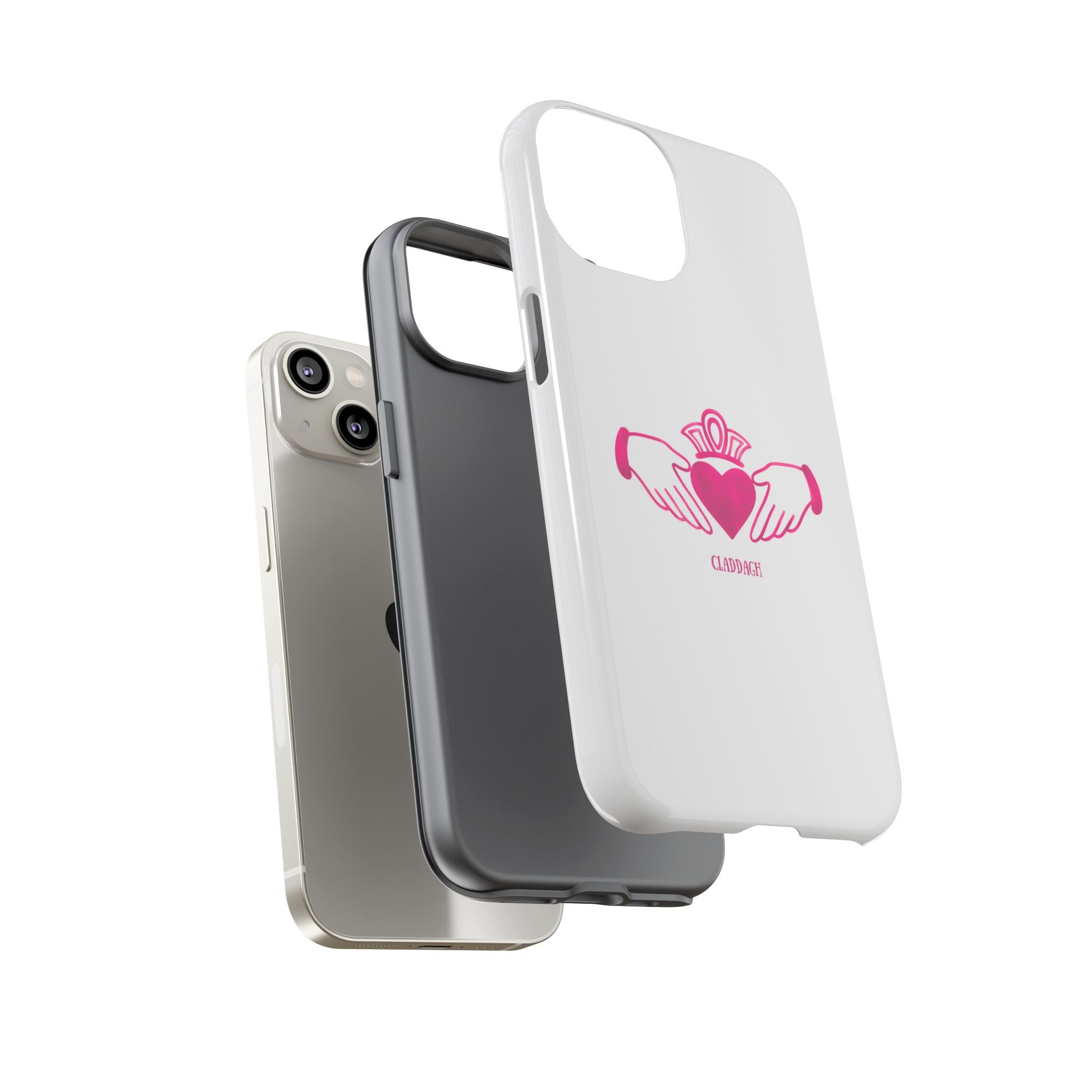 Pink Irish Claddagh Symbol Tough Phone Case