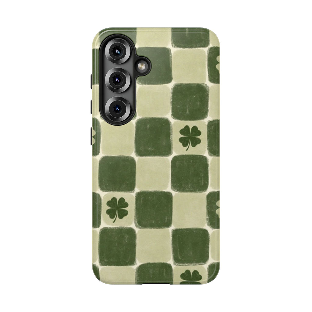 Clover Checker Tough Phone Case