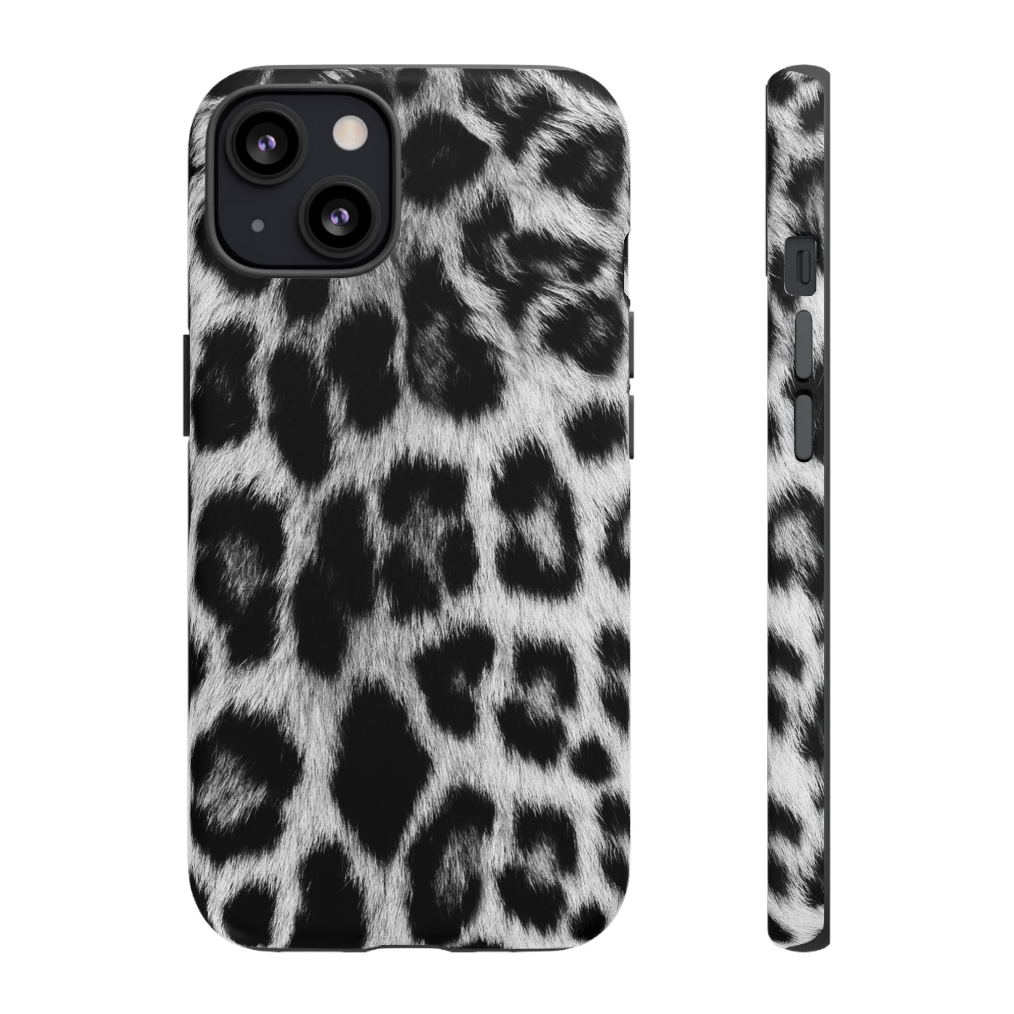 B&W Leopard Phone Case