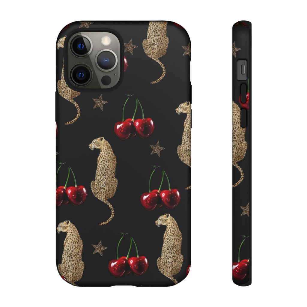 Leopards & Cherries Phone Case