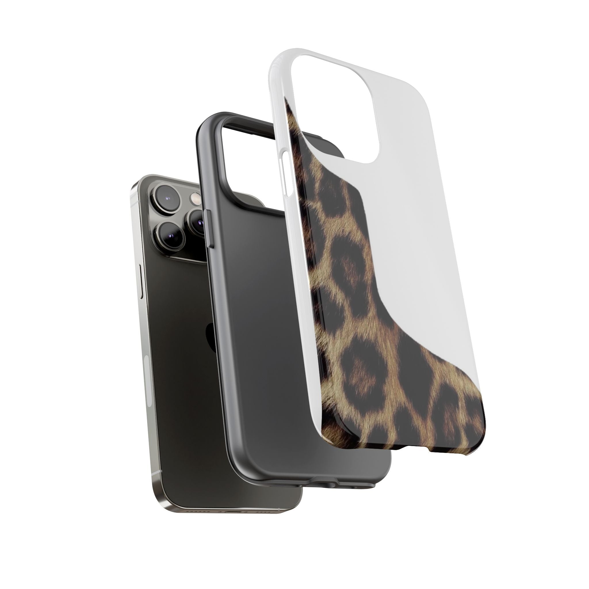 Half Cheetah Print Phone Case
