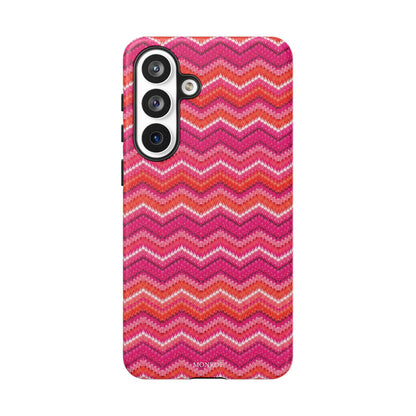 Pink Zigzag Tough Case